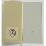 Galczyński Konstanty Ildefons, Zaczarowana dorożka [bibliofilský tlač][náklad 25 výtlačkov].