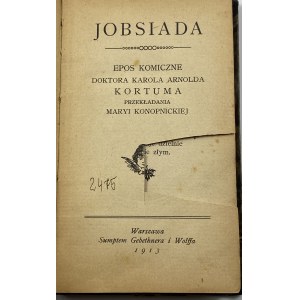 Jobsiada : ein komisches Epos / von Charles Arnold Kortum ; übersetzt von Mary Konopnicka