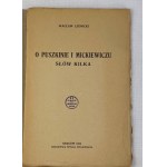 [Mickiewicz] Lednicki W., O Puškinovi a Mickiewiczovi [Ex libris M. Pszoma].