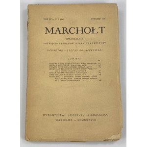 Marchołt Kwartalnik Rok IV - nr 2 (14) Styczeń 1938