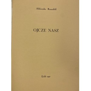 Rozenfeld Alexander, Our Father [print run of 100 copies].