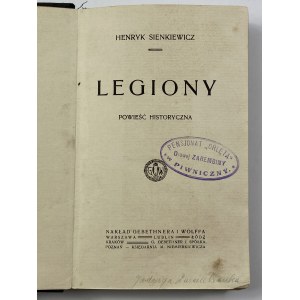 Sienkiewicz Henryk, Legions [1st edition].