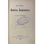 Sienkiewicz Henryk, Pisma ulotne vol. 1-4