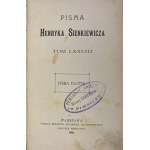 Sienkiewicz Henryk, Ephemeral Writings vol. 1-4