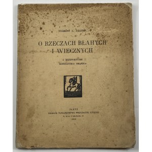 [Konstanty Brandl] Zaleski Zygmunt, O rzeczach błahych i wiecznych z drzeworytami