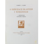 [Konstanty Brandl] Zaleski Zygmunt, O rzeczach błahych i wiecznych z drzeworytami