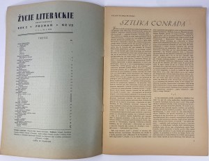 Życie Literackie. Dwutygodnik. Rok II. Nr 1/2 [Poznań 1946]