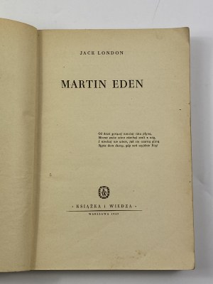 London Jack, Martin Eden