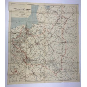 Speciální železniční mapa Polska, vydání Fr. Karpowicz