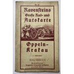 [Autokarte Opole - Krakau] Ravensteins Große Rad - und Autokarte Nr. 41: Oppeln - Krakau