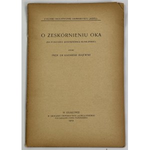 Majewski Kazimierz Wincenty, O zeskórnieniu oka