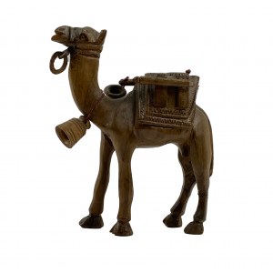 Wooden camel figurine