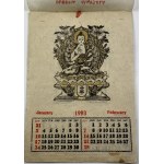 Kalendarz Buddha Mandala Calendar 1993