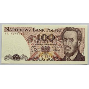 Banknot 100zł, Warszawa 1 Grudnia 1988, TK 4571945