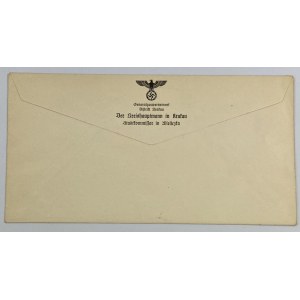 Envelope with the Eagle of the Reich [General Gubernatorstwo Powiat Krakowski Starosta Powiatowy w Krakowie Municipal Commissioner in Wieliczka].