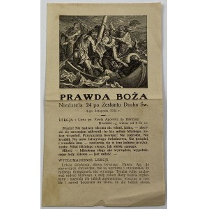 Druk ulotny Prawda boża