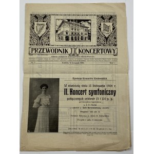 Przewodnik koncertowy Nr. 7 Rok I. Kraków 15 listopada 1908