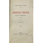 Pushkin Alexander, Eugene Onegin [1902][Half-paper].