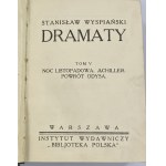 Wyspiański Stanisław, Dramaty. Bd. 5. Erste Sammelausgabe