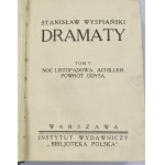Wyspiański Stanisław, Dramaty. Zväzok 5. Prvé súborné vydanie