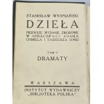 Wyspiański Stanisław, Dramaty. Bd. 5. Erste Sammelausgabe