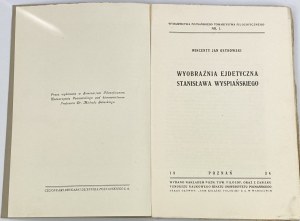 Ostrowski Wincenty Jan, Eidetic Imagination of Stanisław Wyspiański