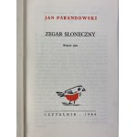 Parandowski Jan, Zegar słoneczny [obwoluta Jan Młodożeniec]