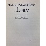 Boy-Żeleński Tadeusz, Listy