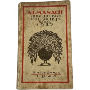 Almanach Bibljoteki Polskiej na rok 1925 [okładka Antoni Procajłowicz]