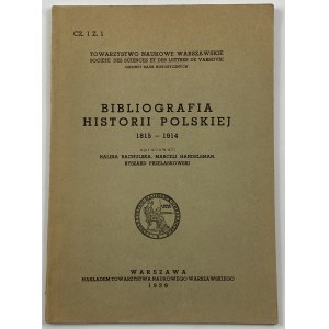 Bibliografia historii polskiej: časť 1.