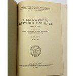 Bibliografia historii polskiej: 1815-1914. Cz. 1