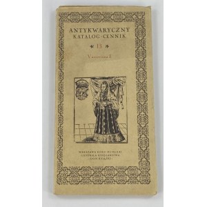 Antiquarian catalog - price list. 13, Varsoviana I