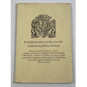 Konfederacja warszawska 1573 roku, wielka karta polskiej tolerancji