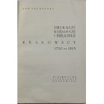 Pachoński Jan, Drukarze, księgarze i bibliofile krakowscy 1750-1815