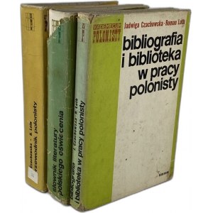 [3 položky z řady Vademecum Polonisty] Slovník polské osvícenské literatury/ Bibliografia i biblioteka w pracy polonisty/ Průvodce pro učitele polského jazyka