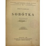 Mikuta Marian, Sobótka. Staging of a folk ritual, Krakow 1934
