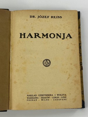 Reiss Joseph Wladislaw, Harmonja