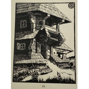 Jakubowski Stanislaw, Teka pravoslavské architektonické motivy, deska 23 -Modřínové nádraží