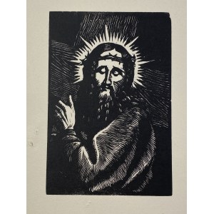 Steller Paul, Christ woodcut [1932].