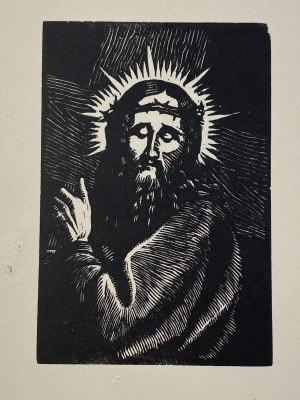 Steller Paul, Christ woodcut [1932].