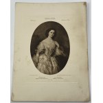 Winterhalter Franz, Portrait of Princess Helena Sanguszkowna, heliogravure from the portfolio Polish Portraits vol. I notebook II