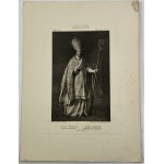 Frecher Daniel, Porträt des Bischofs Andrzej Trzebicki, Heliogravüre aus der Mappe Portrety Polskie vol. I Notizbuch II