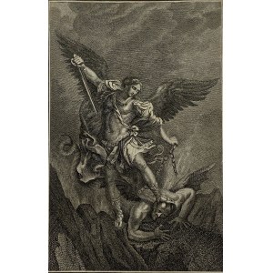 Édouard Schuler, copperplate [Archangel Michael triumphing over Satan].