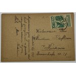 [Předválečná pohlednice] Krakov - Presbytář kostela N. P. Marie