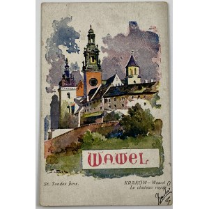 [Karta pocztowa] Kraków - Wawel, St. Tondos, Wydawnictwo Salonu Malarzy Polskich