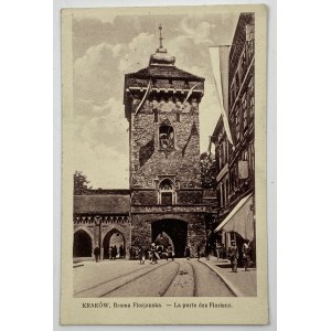 [Postcard] Kraków. The Florian Gate - La porte des Floriens. Published by the Salon of Polish Painters in Cracow.