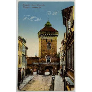 [Pohľadnica] Krakov. Floriánska brána / Krakau. Florianer-Tor. Začiatok 20. storočia.