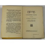 Eleusis tom I 1903. Czasopismo Elsów pod redakcją Szczęsnego Turowskiego