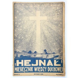 Hejnał. Miesięcznik wiedzy duchowej. Zeszyt 1, Rocznik X, Styczeń 1938