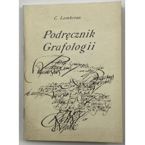 Lombroso Cesare, Podręcznik grafologji